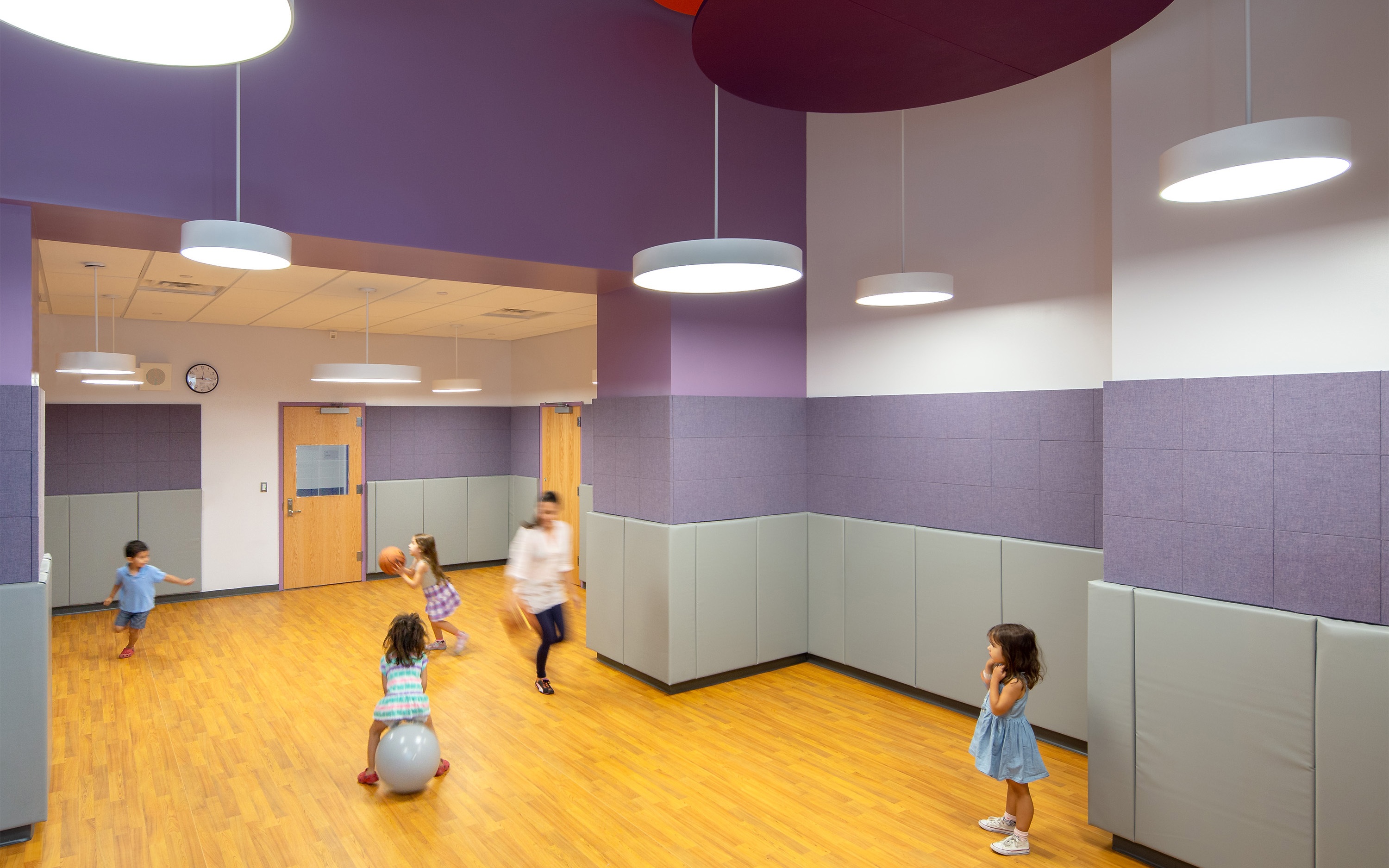 Pre-K Center at The Max 5 Pre-K students in the activity room