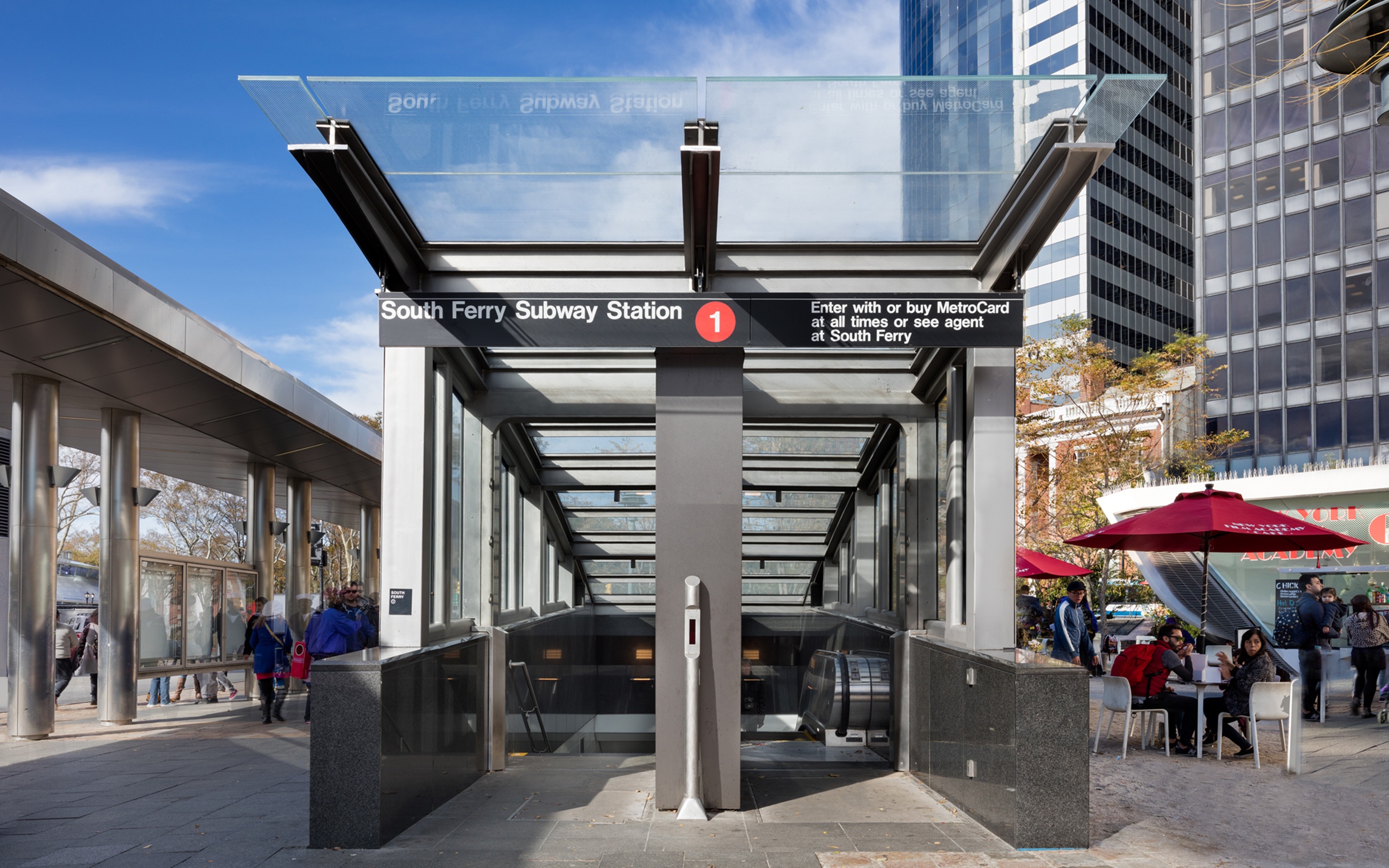 South Ferry Station Flood Mitigation and Resiliency 2 South Ferry Station entrance