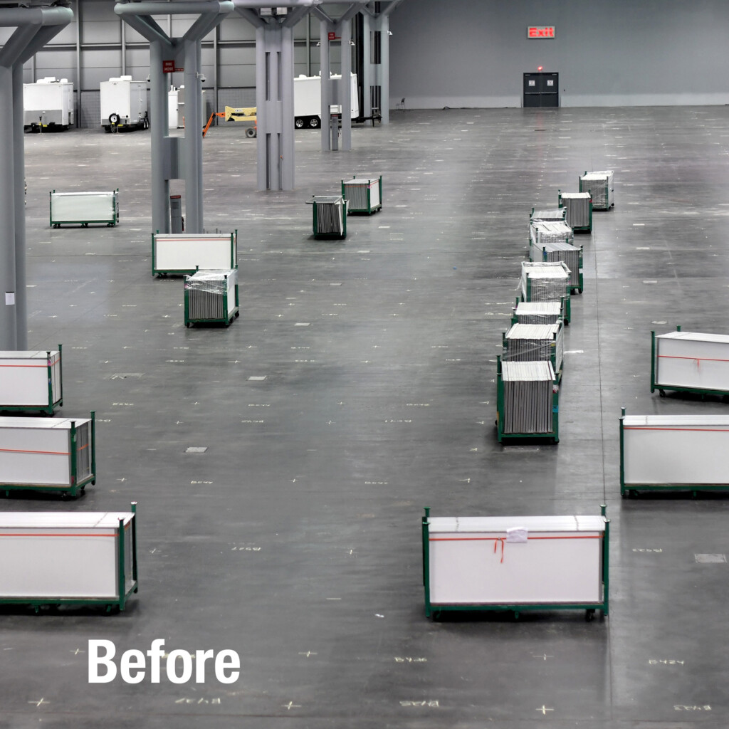 Javits Center Medical Station & Temporary Field Hospital before