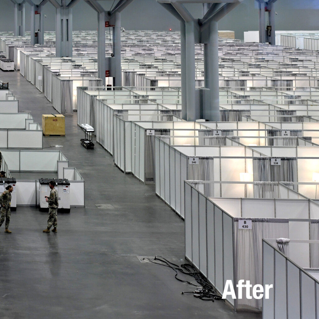 Javits Center Medical Station & Temporary Field Hospital after