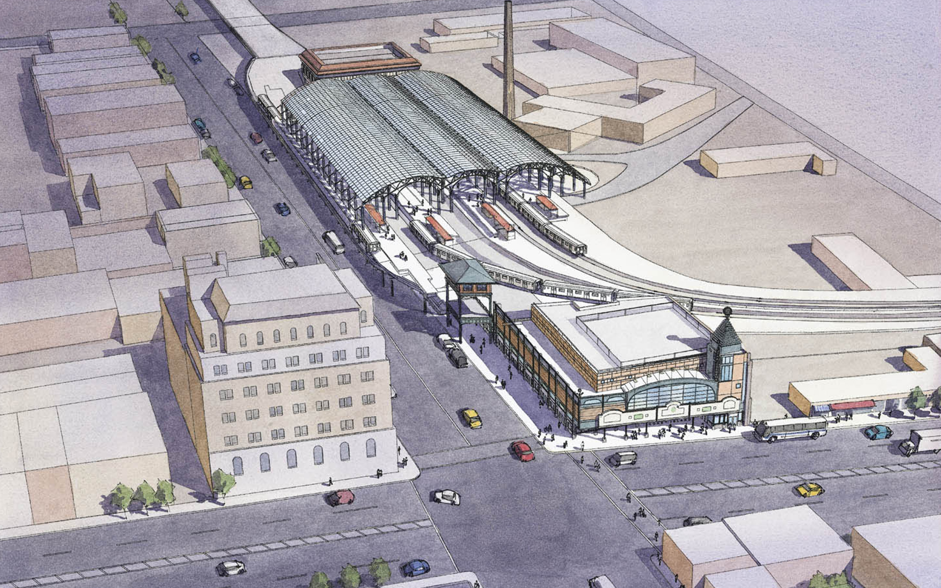 Stillwell Avenue Station 16 Stillwell Avenue Station Aerial Sketch