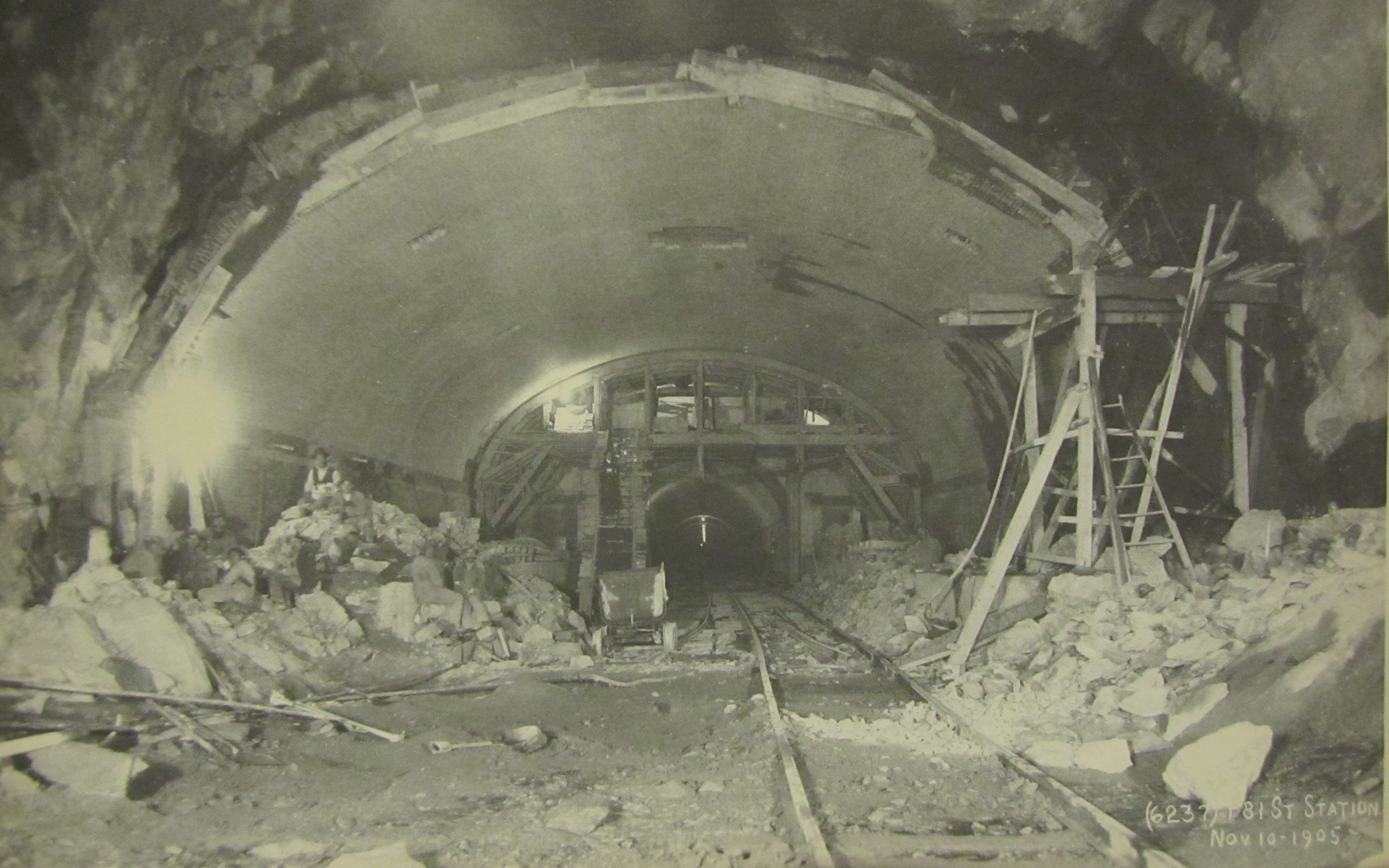 168th & 181st Street Stations Restoration 11 collapsed subway arch