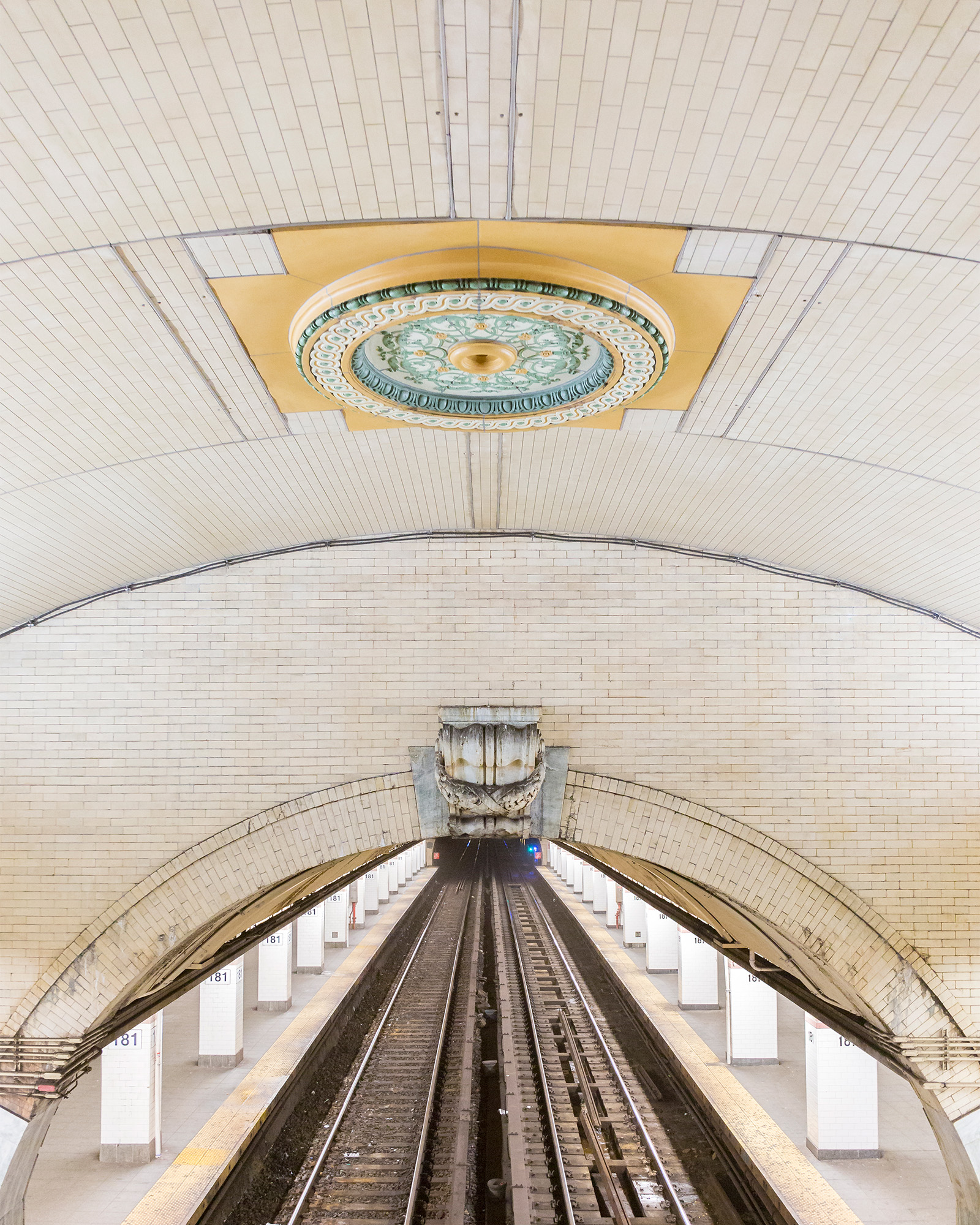 168th & 181st Street Stations Restoration 4 historic subway arch