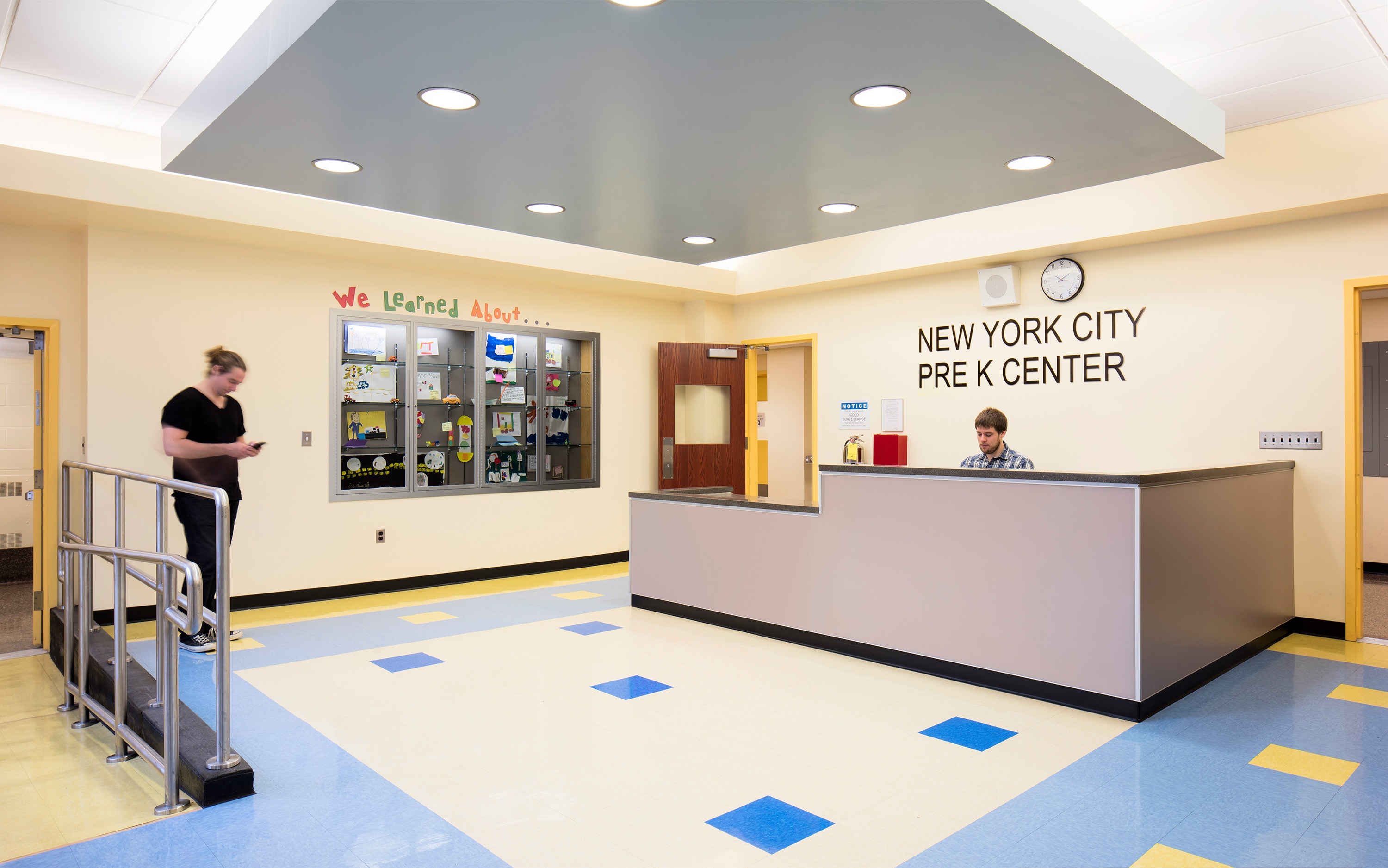 560 Pre K 19 PS 560K lobby and reception area