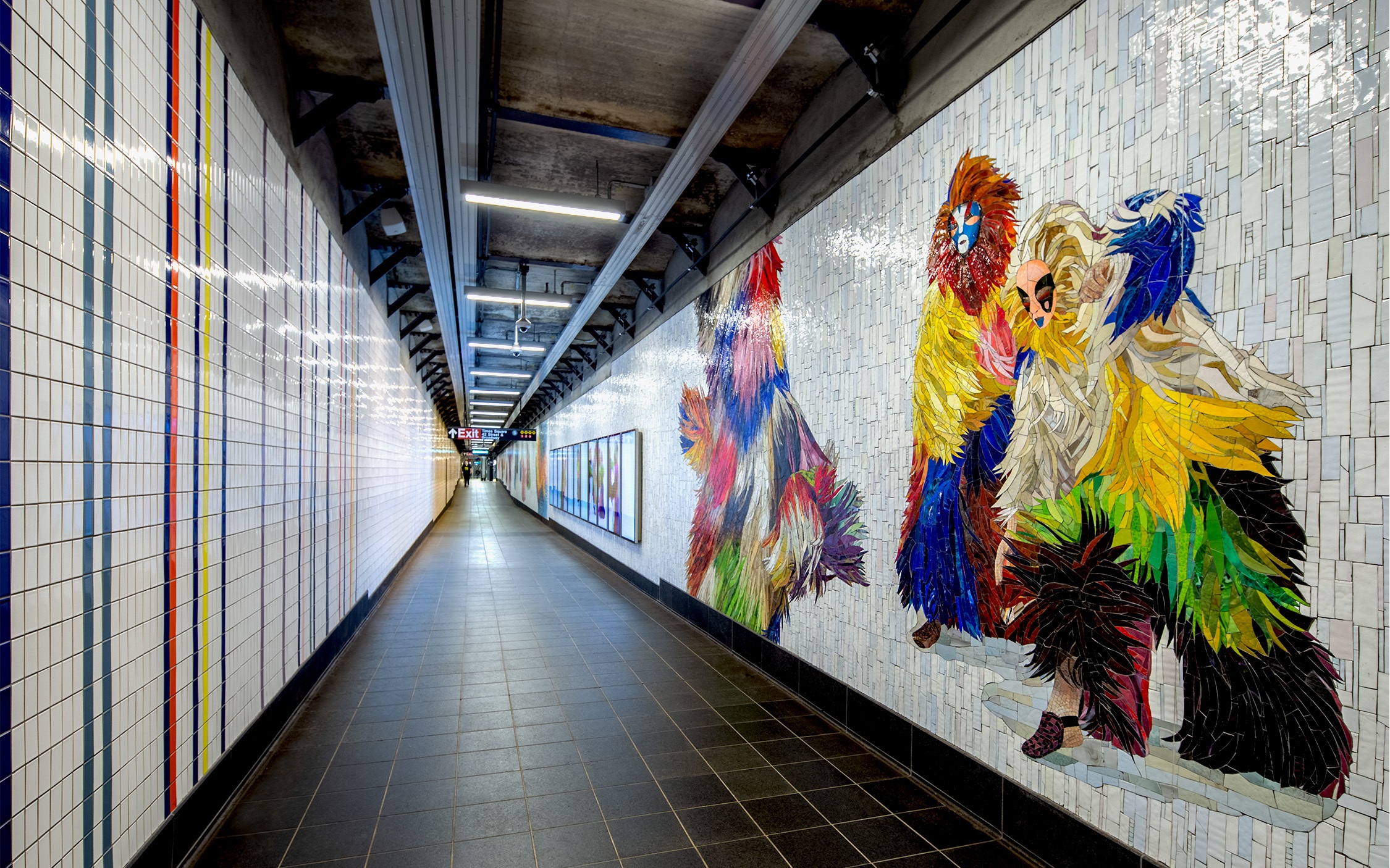 42nd Street Connector 17 42nd Street Connector with Nick cave mosaic