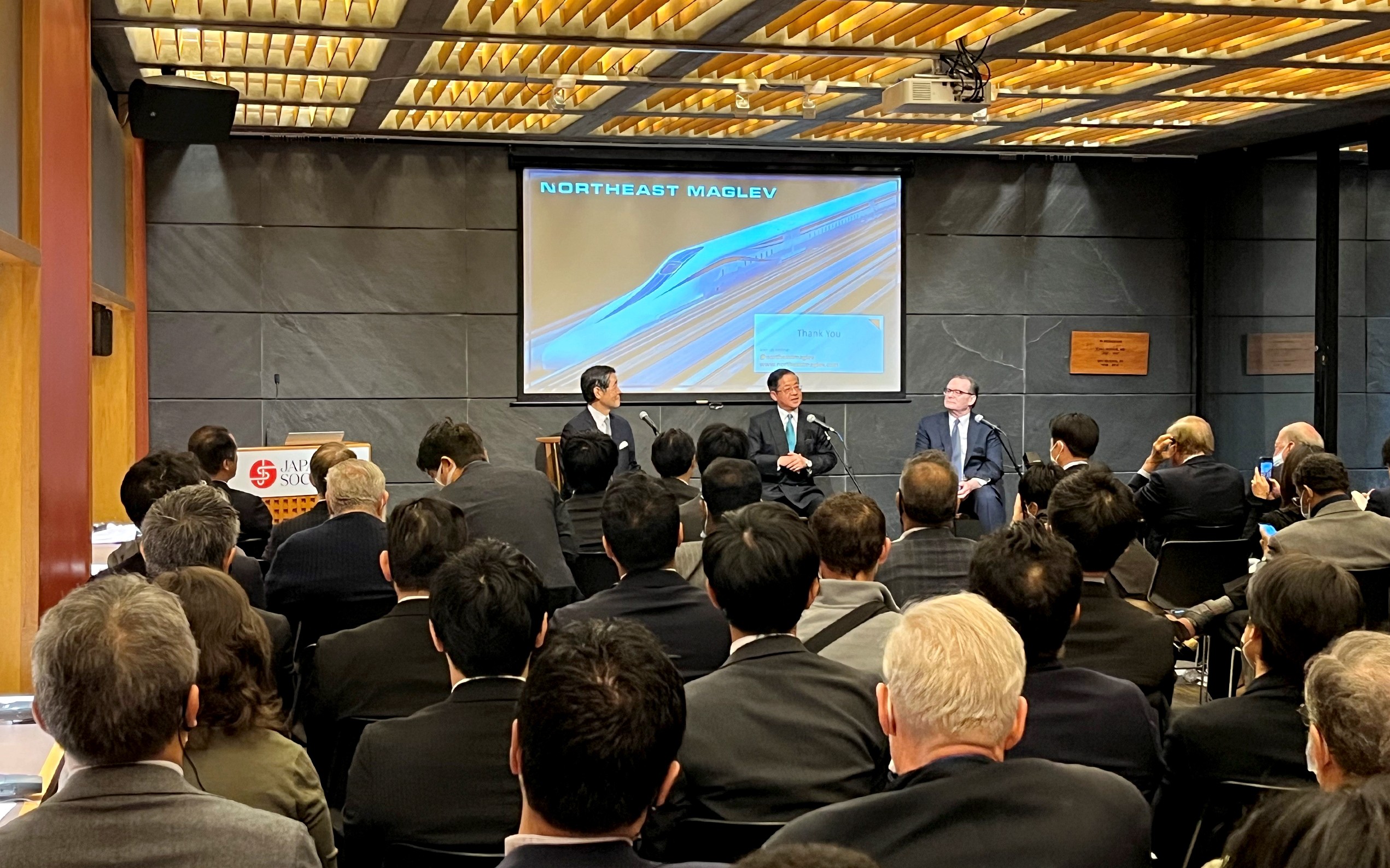 Speakers at SCMaglev discussion