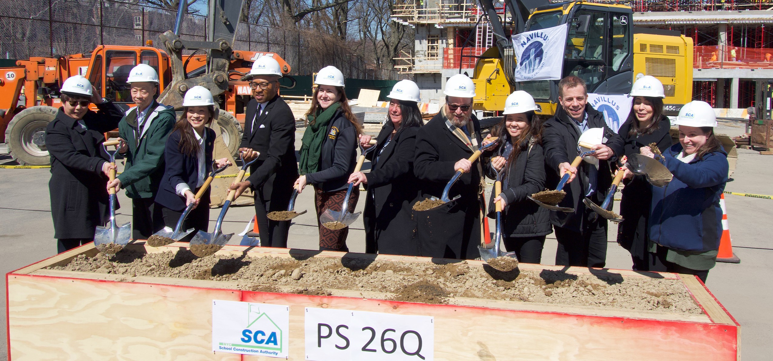 PS 26Q groundbreaking
