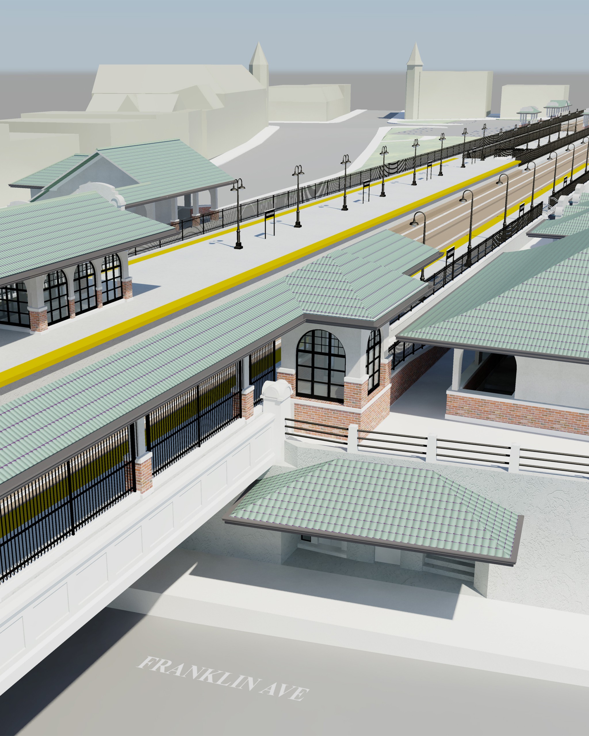 Ridgewood view2 Ridgewood Station rendering