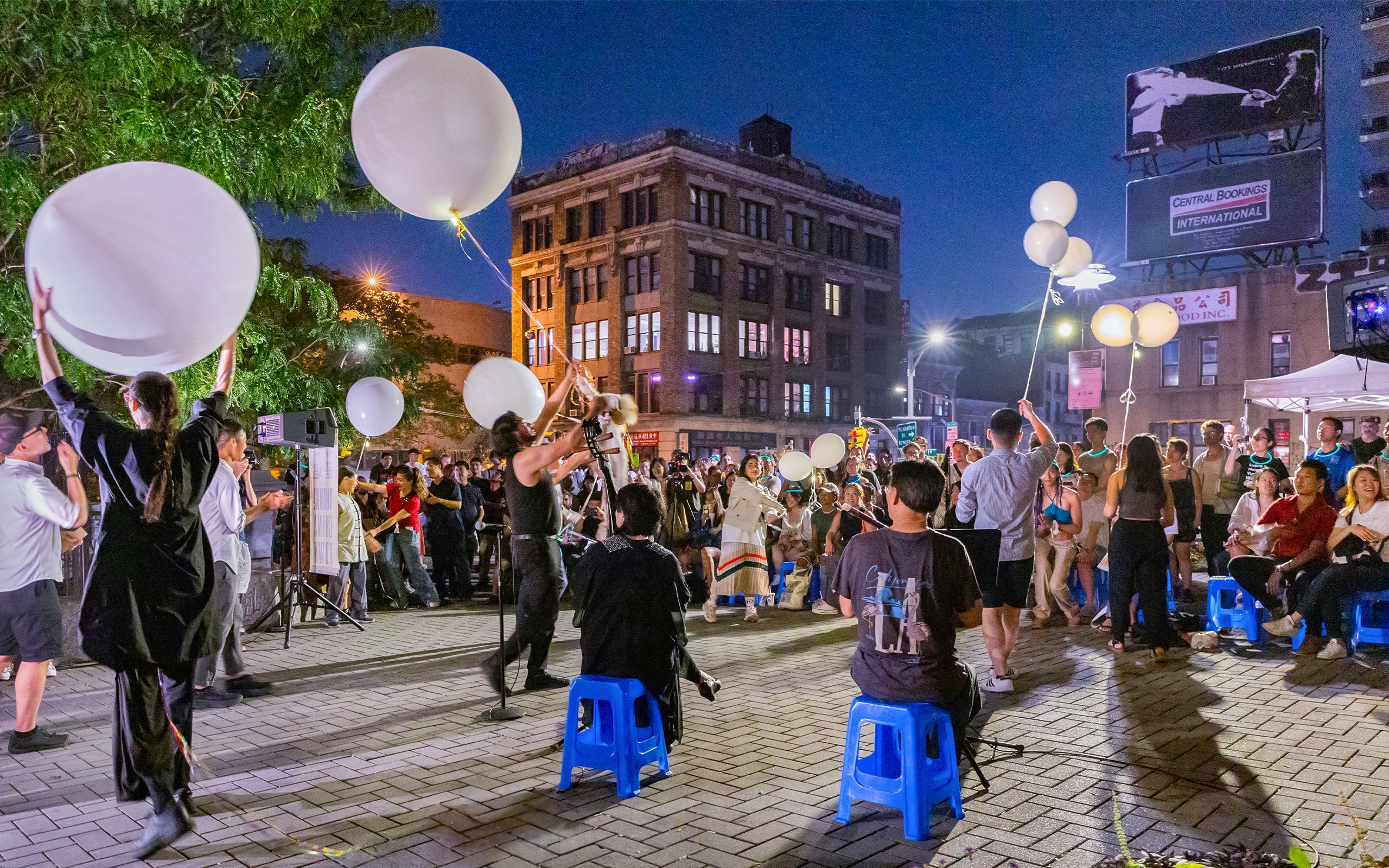 performance at the Chinatown Night Market