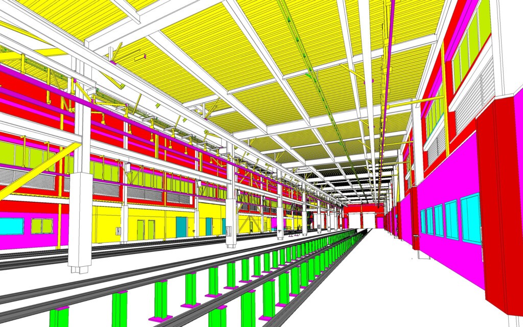 Clifton Railcar Maintenance Shop BIM Model