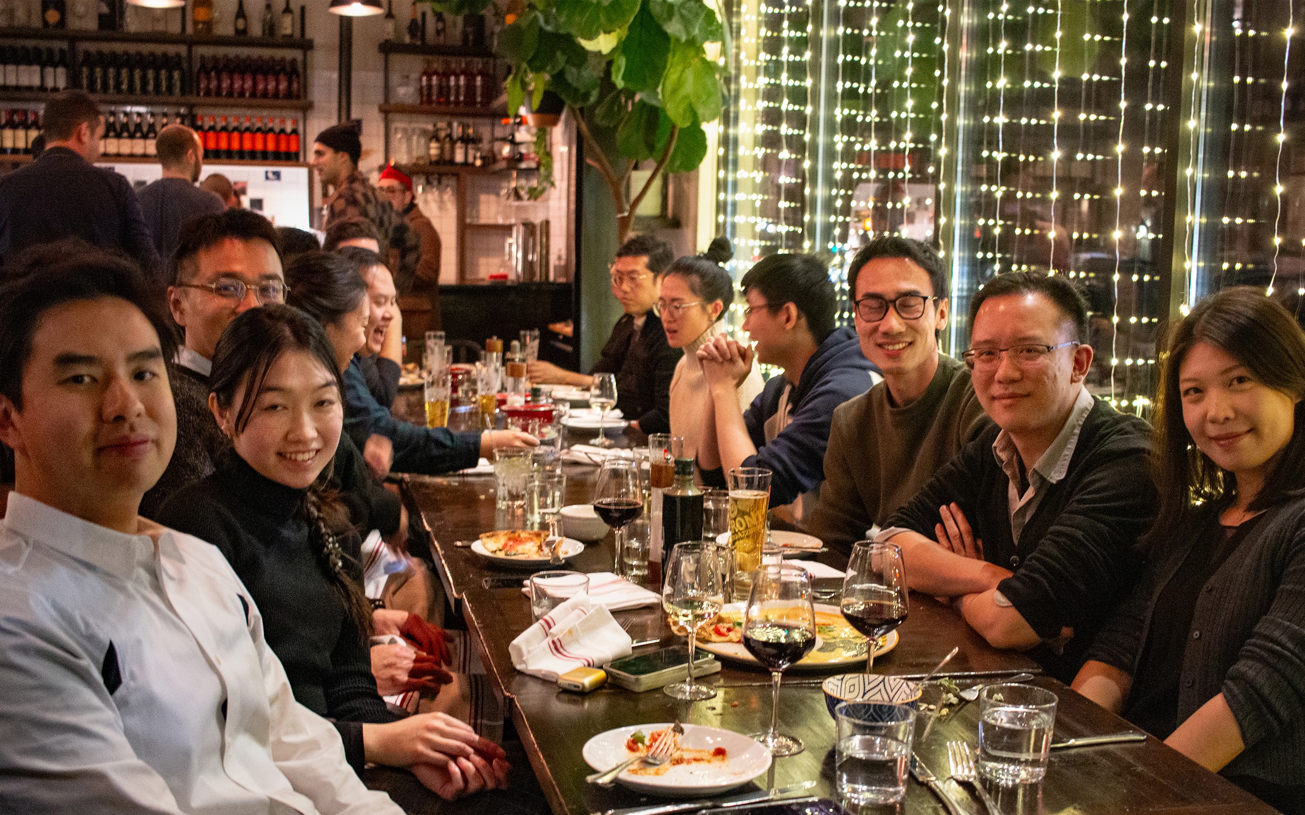 dD+P studio members at the holiday celebration