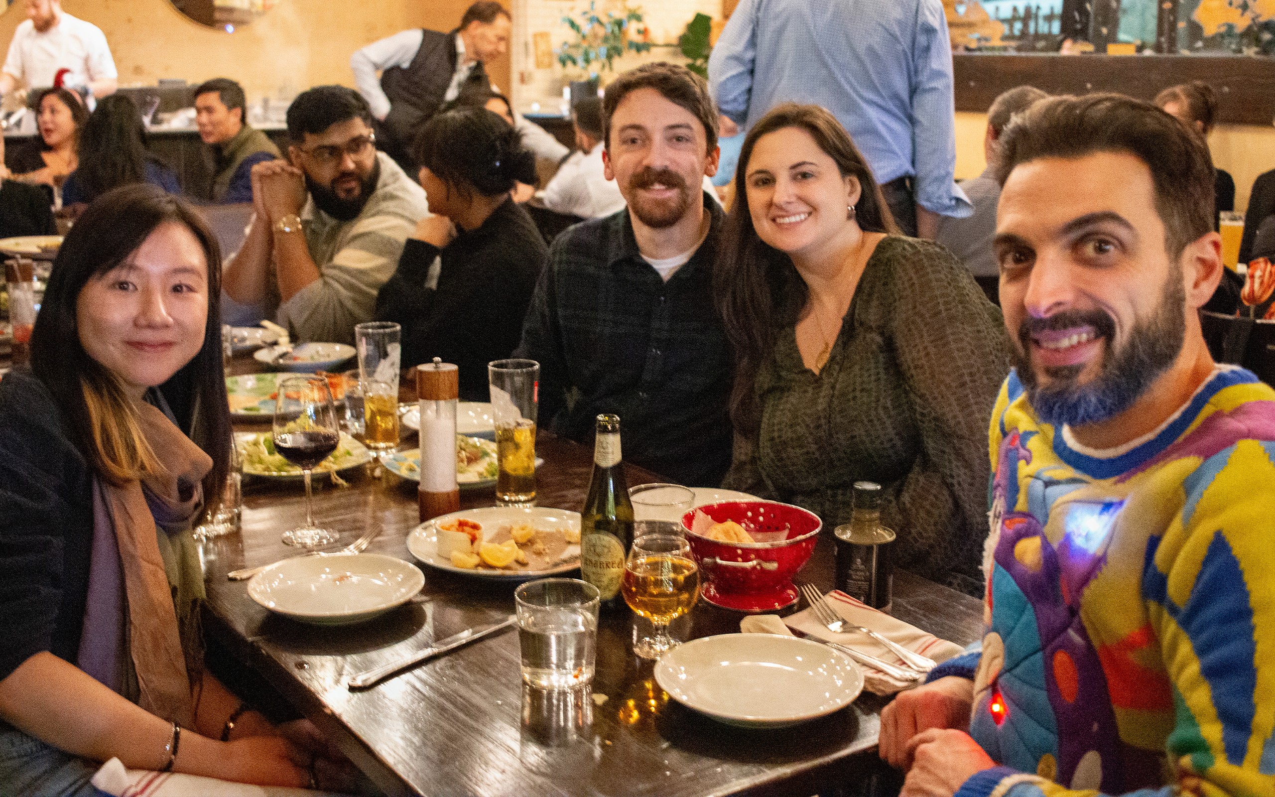 dD+P studio members at the holiday celebration