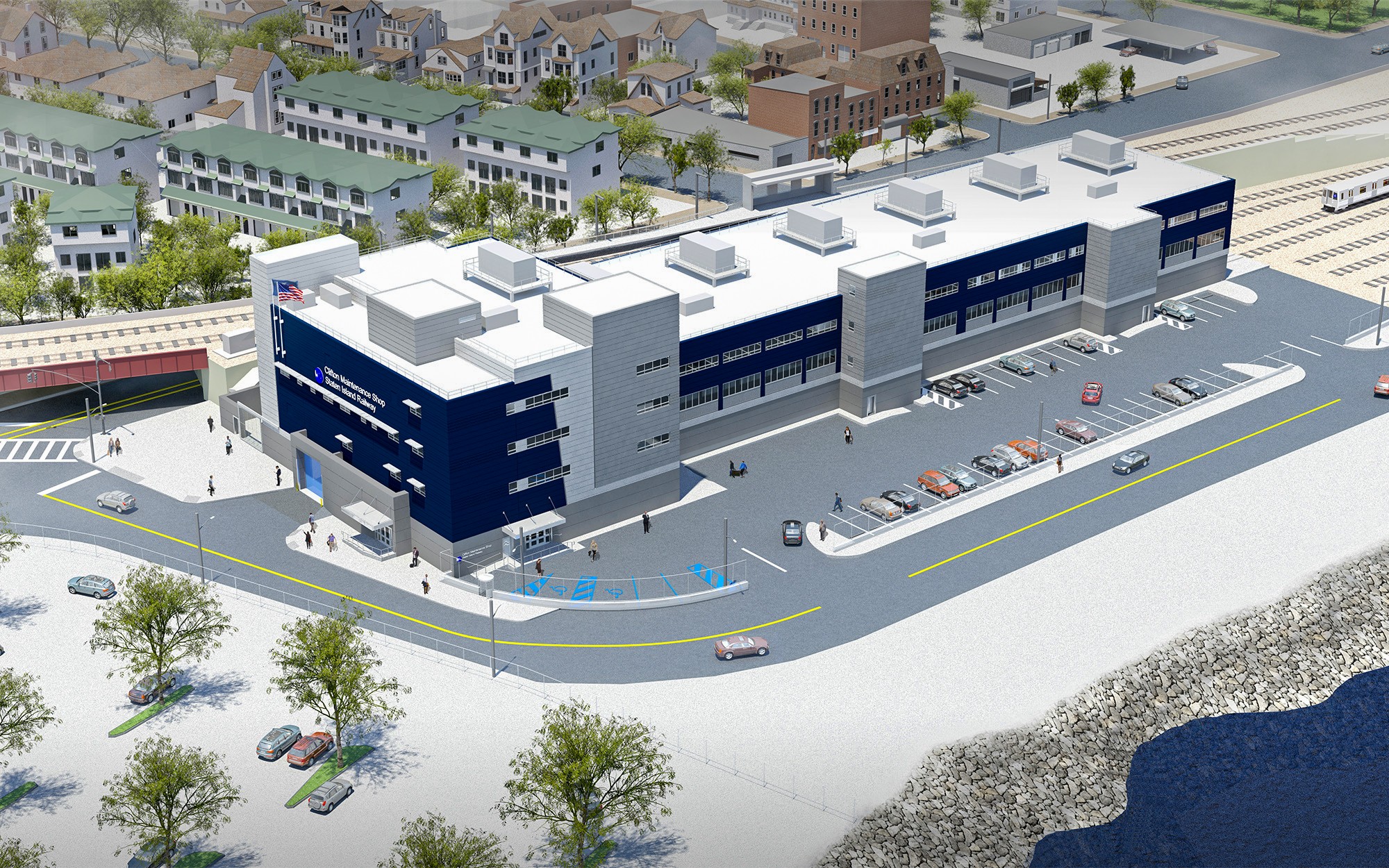 Clifton Railcar Maintenance Shop rendering