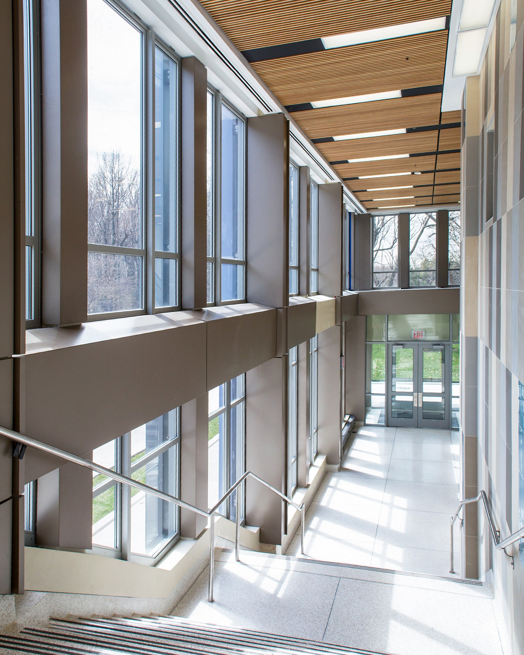 Susan E. Wagner High School Performing Arts Annex entry hallway