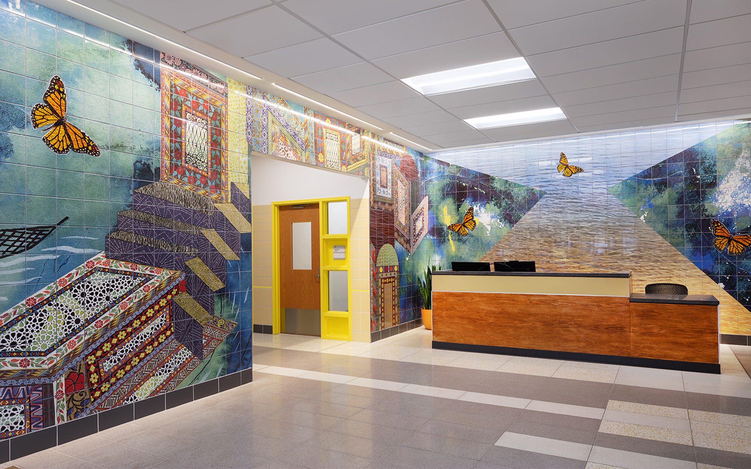 Samara Community School lobby