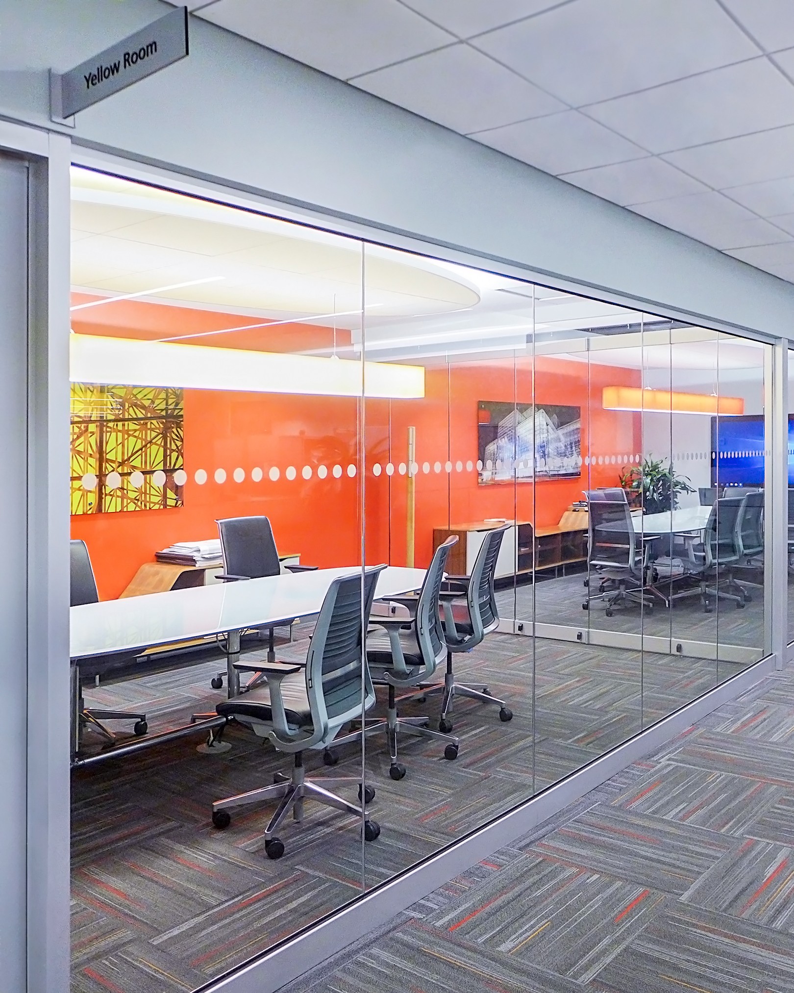 Jacob K. Javits Convention Center flexible conference rooms include custom artwork from around the facility.