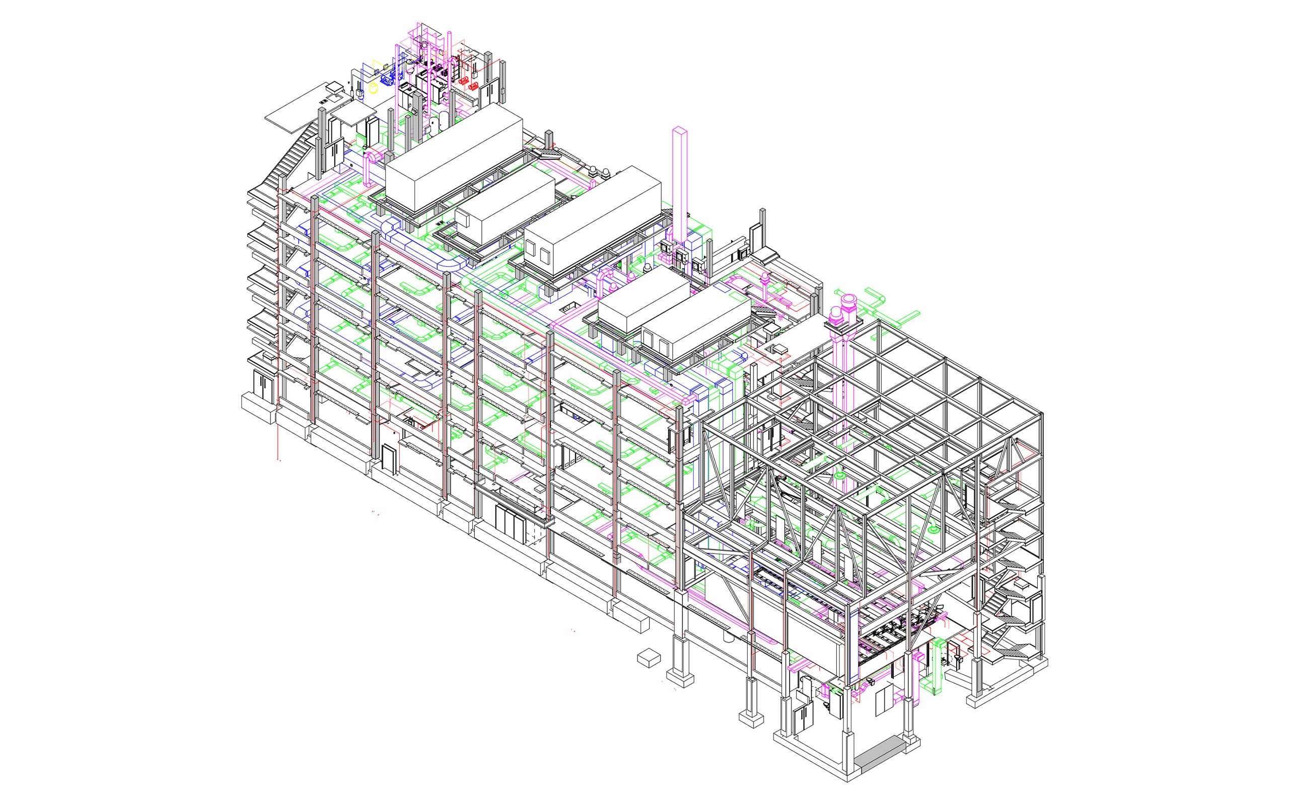 Samara Community School building information modeling (BIM)