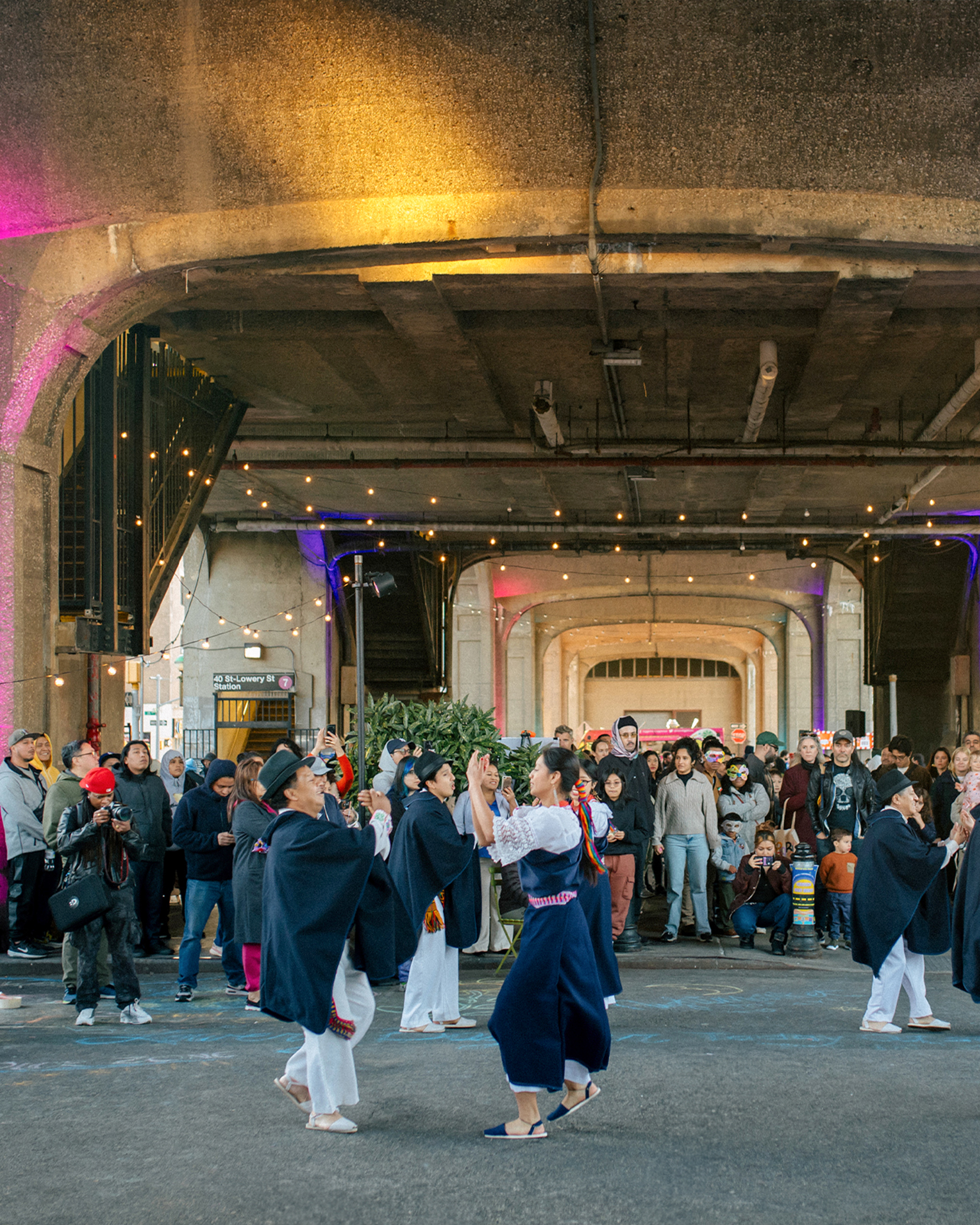 Sunnyside Public Realm Vision Plan - Night Market at Lowery Plaza